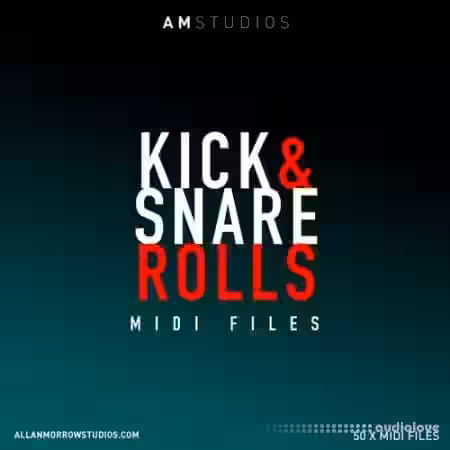 Allan Morrow AM Studios Kick and Snare Rolls [MiDi] - Sample Pack Artwork