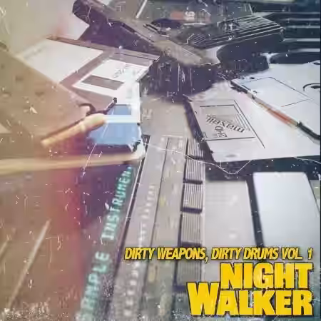 Boom Bap Labs Nightwalker Dirty Weapons, Dirty Drums 1 [WAV] - Sample Pack Artwork