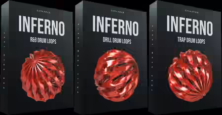 Cymatics Inferno Drum Loops [WAV, MiDi] - Sample Pack Artwork
