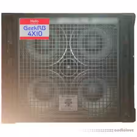 Dr Bonkers Bass Cab Classics Volume 7: GeekRB 4X10 Bass Cabinet IR Collection - Sample Pack Artwork