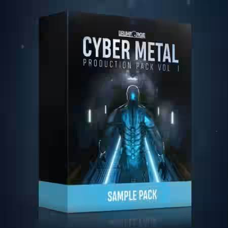 Drumforge Cyber Metal Volume I Production Sample Pack [WAV] - Sample Pack Artwork