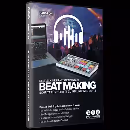 DVD-Lernkurs Hands on Machine Practical Training Beat Making (GERMAN) [TUTORiAL] - Sample Pack Artwork