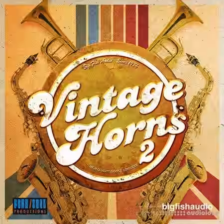 Funk Soul Productions Vintage Horns 2 [KONTAKT] - Sample Pack Artwork