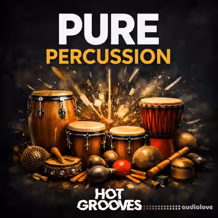Hot Grooves Pure Percussion Sample Pack [WAV] - Sample Pack Artwork