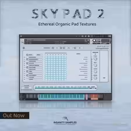 Insanity Samples SKYPAD 2 Ethereal Organic Pads [KONTAKT] - Sample Pack Artwork