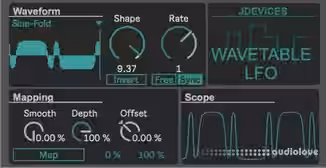 JDevices WavetableLFO [Max for Live]