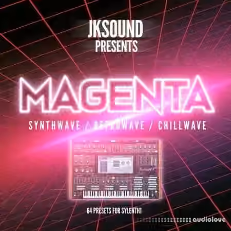 JKSOUND Magenta Synthwave for Sylenth1 [Synth Presets] - Sample Pack Artwork