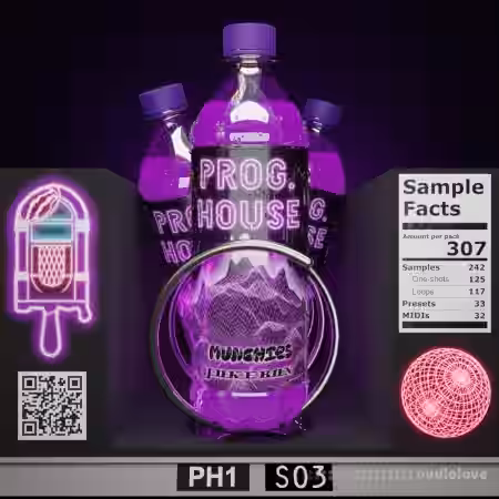 Munchies Jukebox Progressive House Vol 1 [WAV, Synth Presets] - Sample Pack Artwork