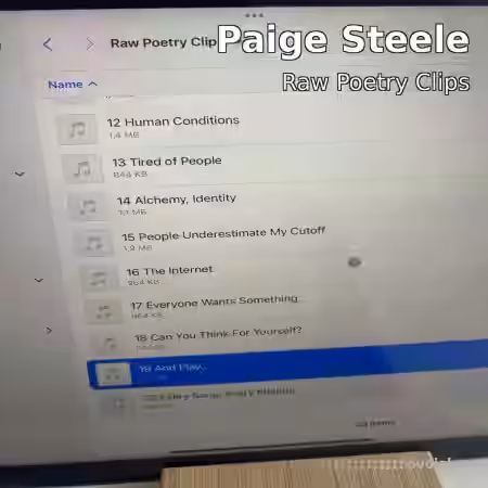 Paige Steele Raw Poetry Vocal Sample Pack [WAV] - Sample Pack Artwork