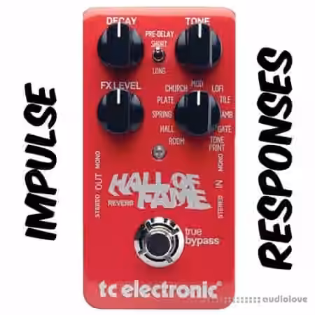 PastToFutureReverbs TC Hall Of Fame Reverb Pedal! - Sample Pack Artwork