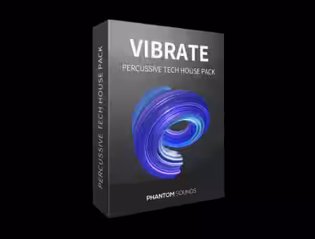 Phantom Sounds Vibrate Percussive Tech House Pack [WAV, MiDi] - Sample Pack Artwork