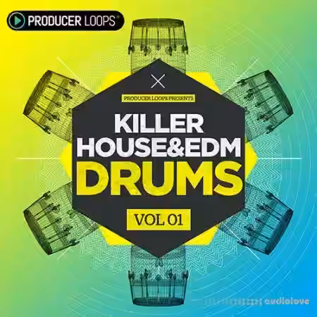 Producer Loops Killer House and EDM Drums Vol.1 [MULTiFORMAT] - Sample Pack Artwork
