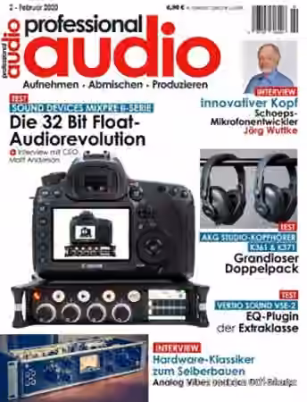 Professional Audio Februar 2020 - Sample Pack Artwork