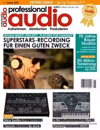 Professional Audio Januar 2020 - Sample Pack Artwork