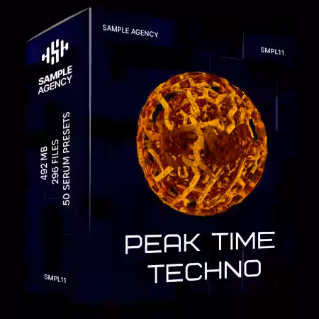 Sample Agency Peak Time Techno [WAV, Synth Presets, MiDi] - Sample Pack Artwork