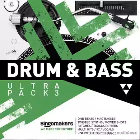 Singomakers Drum and Bass Ultra Pack 3 [MULTiFORMAT, Synth Presets] - Sample Pack Artwork