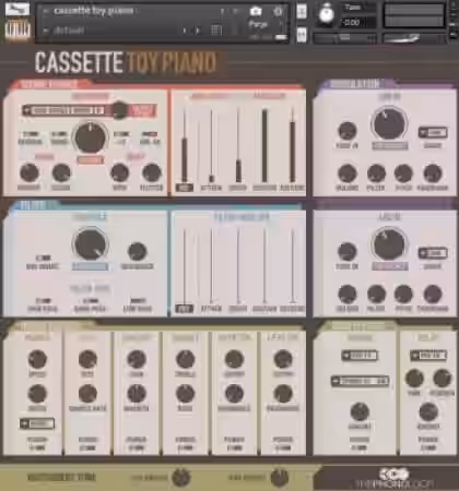ThePhonoLoop Cassette Toy Piano [KONTAKT] - Sample Pack Artwork