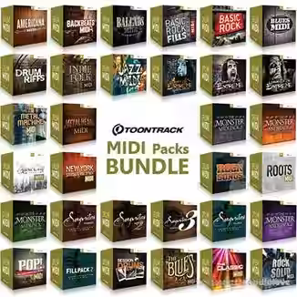 Toontrack MIDI Packs BUNDLE [MiDi] [WiN, MacOSX]